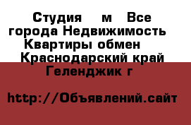 Студия 20 м - Все города Недвижимость » Квартиры обмен   . Краснодарский край,Геленджик г.